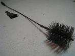 Staaf met 2 borstels, L 116cm. Plus kleine platte borstel., Ophalen