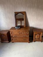 Slaapkamer compleet kast,bed,commode,nachtkastjes, Ophalen, Gebruikt, Tweepersoons