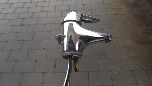 Lavabokraan, wastefelkraan Grohe, Doe-het-zelf en Bouw, Sanitair, Gebruikt, Wastafel, Chroom, Ophalen