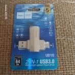 64 Gb flashdrive - USB Type-C naar USB 3.0-, Computers en Software, USB Sticks, Ophalen, Nieuw, HOCO, 64 GB