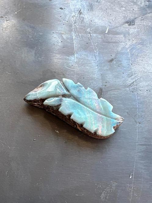opaal-blad, edelsteen, Boulder opaal (Australië), mineralen, Verzamelen, Mineralen en Fossielen, Verzenden