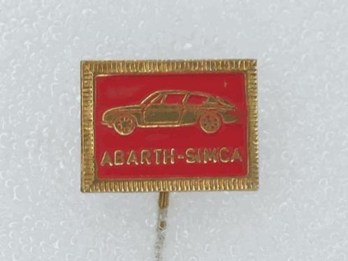 SP1802 Speldje Abarth-Simca rood, Verzamelen, Speldjes, Pins en Buttons, Gebruikt, Ophalen of Verzenden