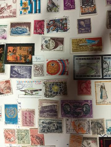 Vente de collection de timbres à l'unité ou en lot beschikbaar voor biedingen