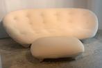 Ploum Ligne Roset en voetenbank, 100 tot 125 cm, Design, Zo goed als nieuw, 200 tot 250 cm