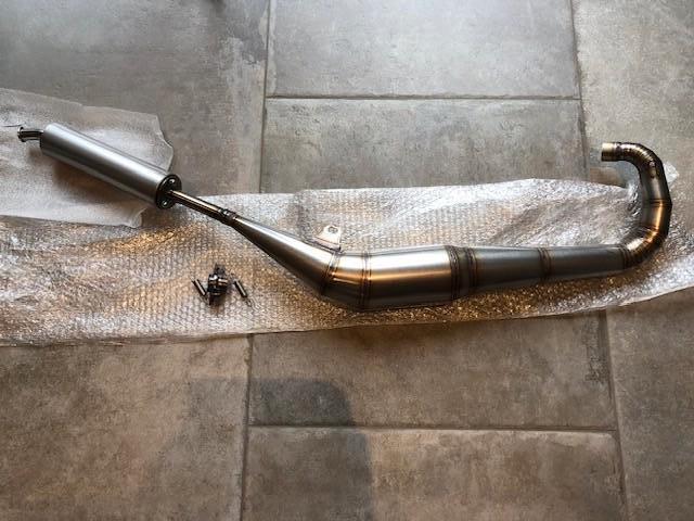 nouvel échappement en acier inoxydable kawasaki ar 50/80/100, Vélos & Vélomoteurs, Cyclomoteurs | Tuning & Styling, Neuf, Enlèvement ou Envoi