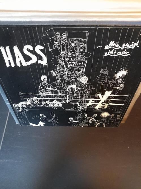 lp - hass - allein genugt nicht mehr, Cd's en Dvd's, Vinyl | Hardrock en Metal, Gebruikt, Ophalen of Verzenden
