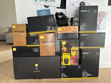 Nikon Camera + lenzen beschikbaar voor biedingen
