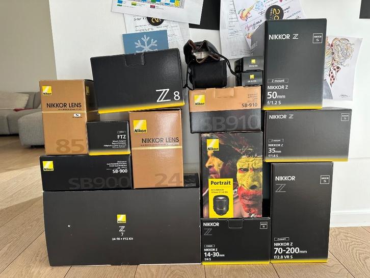 Nikon Camera + lenzen, Audio, Tv en Foto, Foto | Lenzen en Objectieven, Zo goed als nieuw, Ophalen