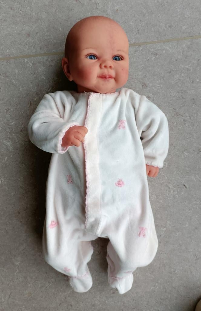 Realborn/newborn met certificaat S. Faber, Verzamelen, Poppen, Nieuw, Pop, Ophalen of Verzenden