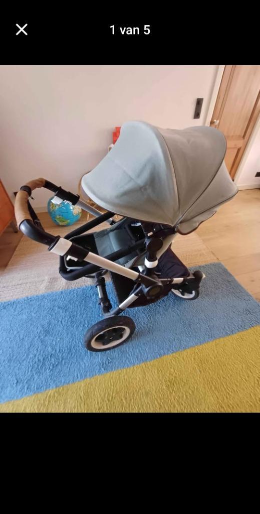 Kinderwagen Bugaboo, Kinderen en Baby's, Kinderwagens en Combinaties, Gebruikt, Kinderwagen, Bugaboo, Luchtbanden, Met reiswieg