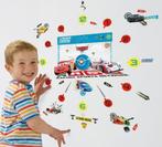 Disney Cars Tick Tock Wandklok met Muurstickers - AANBIEDING, Décoration murale, Enlèvement ou Envoi, Neuf