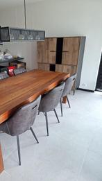 Massief kerselaar tafel 230x1m, Ophalen, Zo goed als nieuw