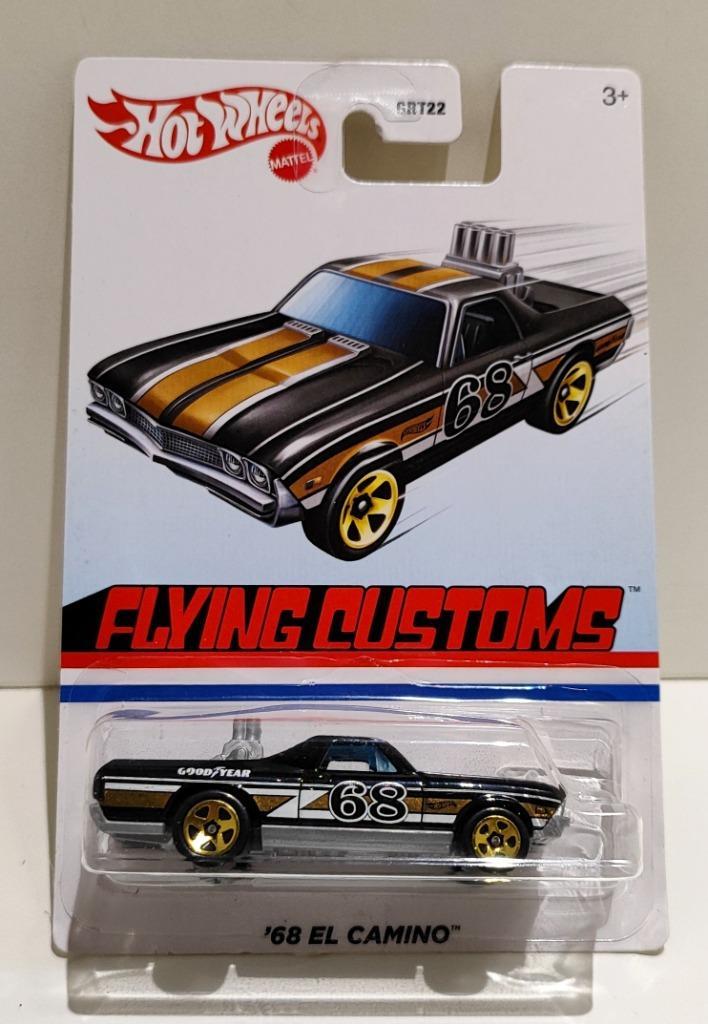 Hot Wheels Flying Customs '68 El Camino Goodyear (2021), Hobby en Vrije tijd, Modelauto's | Overige schalen, Ophalen of Verzenden