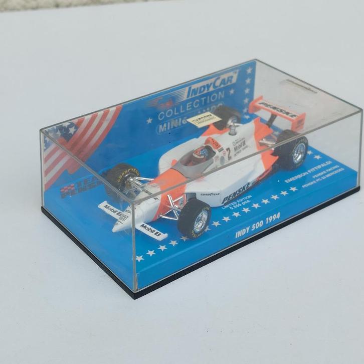 MINICHAMPS 1/43 FITTIPALDI PENSKE PC 23 MERCEDES 1994 INDY C, Hobby en Vrije tijd, Modelauto's | 1:43, Zo goed als nieuw, Auto