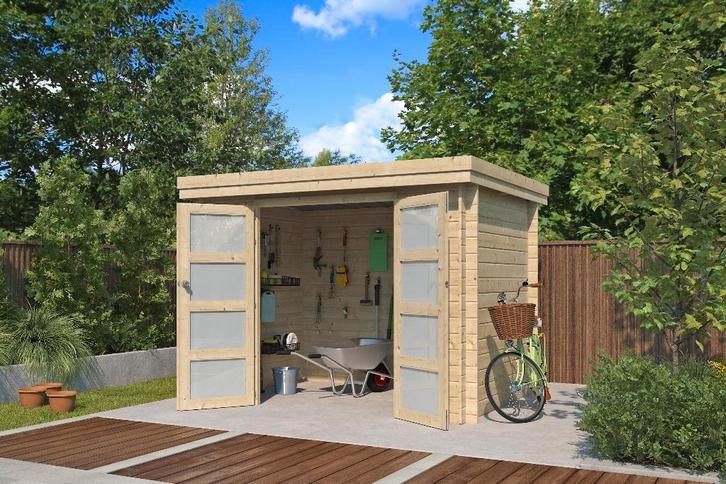 NIEUW Modern tuinhuis 3701---PROMO---, Hobby en Vrije tijd, Overige Hobby en Vrije tijd, Nieuw, Verzenden