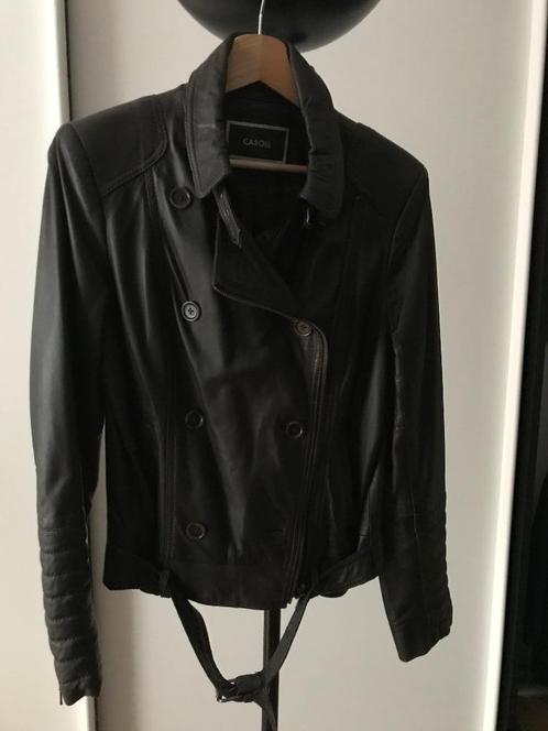 Blouson en cuir, Vêtements | Femmes, Vestes | Hiver, Neuf, Taille 38/40 (M), Brun, Enlèvement