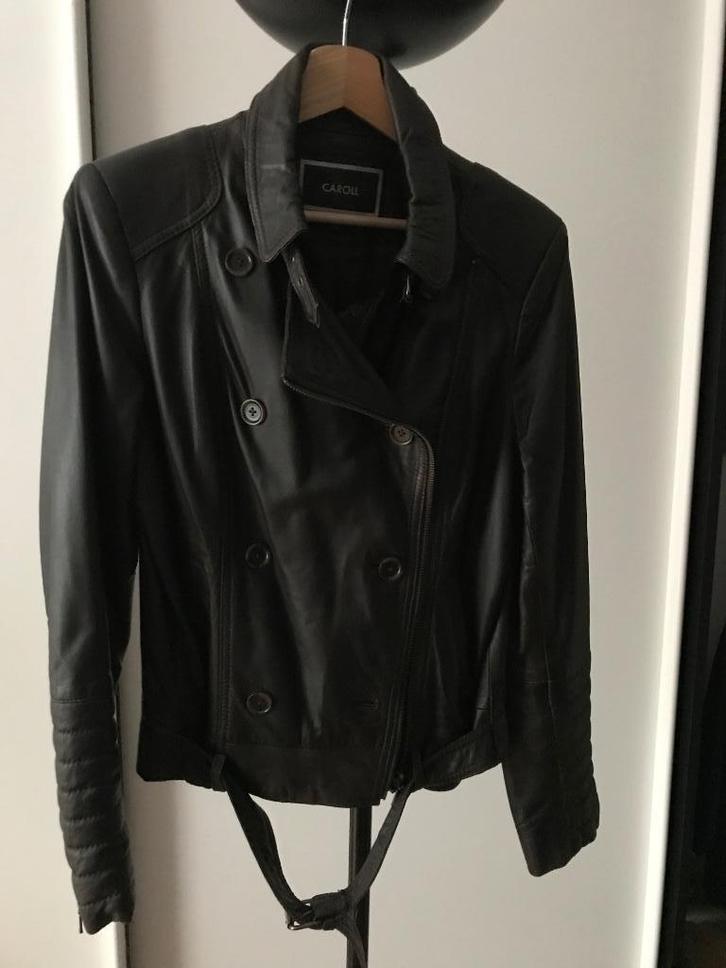 Blouson en cuir, Kleding | Dames, Jassen | Winter, Nieuw, Maat 38/40 (M), Bruin, Ophalen
