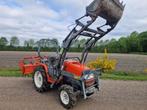 4x4 kubota minitrekker met voorlader met servo stuur, Ophalen of Verzenden