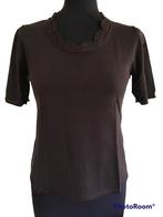 Mayerline tshirt mt 36-38, Comme neuf, Manches courtes, Taille 36 (S), Brun