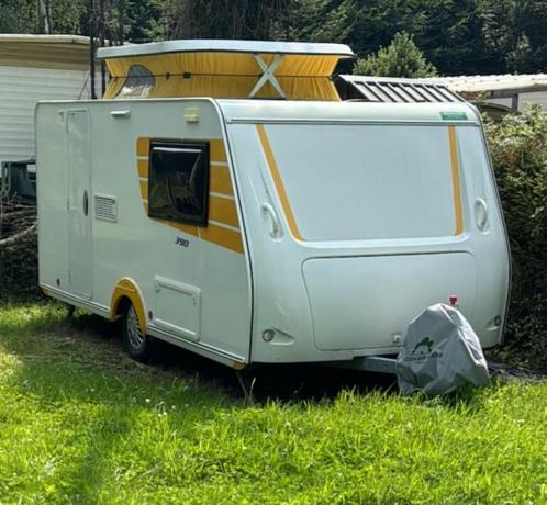 Caravan Mini Freestyle 390, Caravans en Kamperen, Caravans, Particulier, tot en met 3, 750 - 1000 kg, Overige, Trigano, Vast bed