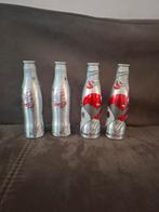 4 Coca-Cola flesjes aluminium, Ophalen of Verzenden, Zo goed als nieuw