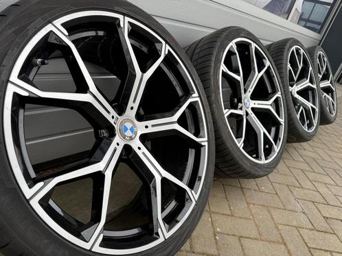set 22 inch BMW X5 E70 F15 E71 X6 F16 breedset velgen banden, Auto-onderdelen, Banden en Velgen, Banden en Velgen, Zomerbanden