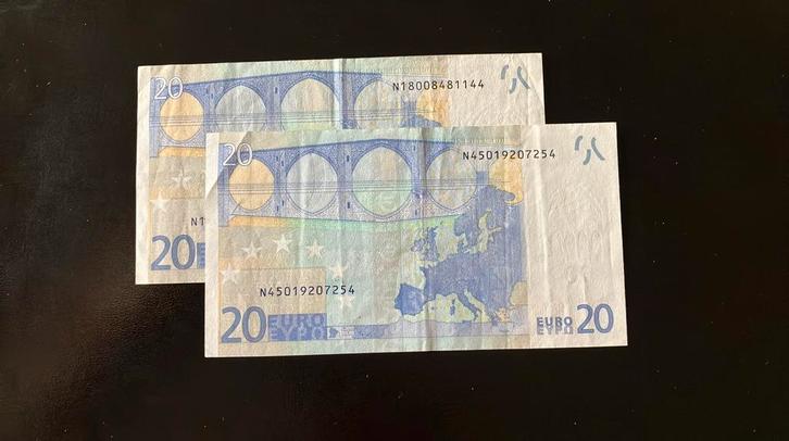 €20,- Duisemberg - Oostenrijk (N) - zeer zeldzaam, Postzegels en Munten, Bankbiljetten | Europa | Eurobiljetten, Oostenrijk, Ophalen of Verzenden