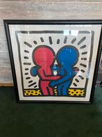 Keith Haring – officiële poster – 75 × 75 cm – ingelijst, Ophalen, Zo goed als nieuw