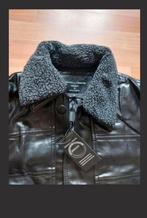 Veste homme taille L/XL en simili noir, Enlèvement ou Envoi, Neuf, Taille 56/58 (XL), Noir