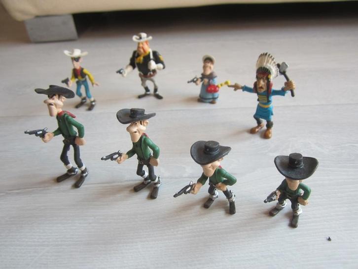 Lot de figurines Lucky Luke, Verzamelen, Stripfiguren, Zo goed als nieuw, Beeldje of Figuurtje, Overige figuren, Ophalen of Verzenden