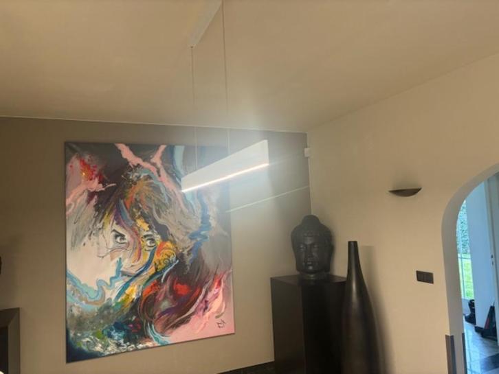 Led  lamp boven tafel /kantoor, Huis en Inrichting, Lampen | Hanglampen, Zo goed als nieuw, Ophalen of Verzenden