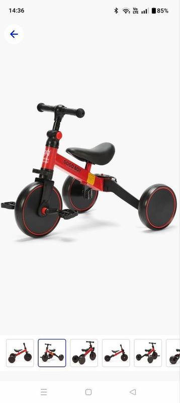 3-in-1 (loop)fiets beschikbaar voor biedingen