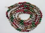 Antieke glazen kerstkralen slinger, Diversen, Kerst, Verzenden, Gebruikt