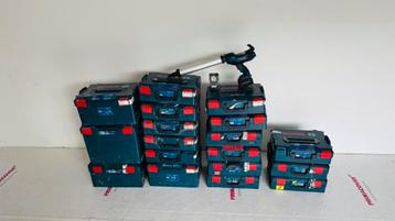 Pack BOSCH 18v 22PIECES/17 BATTERIES/8CHARGEURS beschikbaar voor biedingen