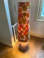 Retro staande lamp, Huis en Inrichting, Lampen | Vloerlampen, Ophalen, Gebruikt, Retro, bloemen motief, 100 tot 150 cm
