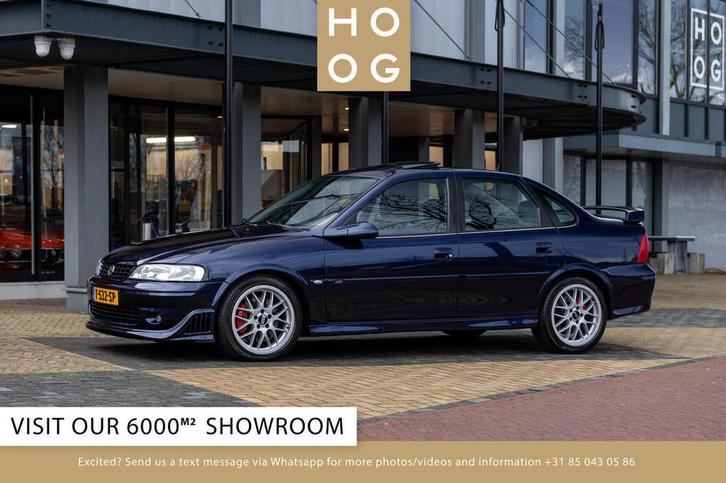 Opel Vectra 2.5 V6 I500 (bj 1999), Auto's, Oldtimers, Bedrijf, Te koop, Opel, Benzine, Coupé, 4 deurs, Handgeschakeld, Blauw