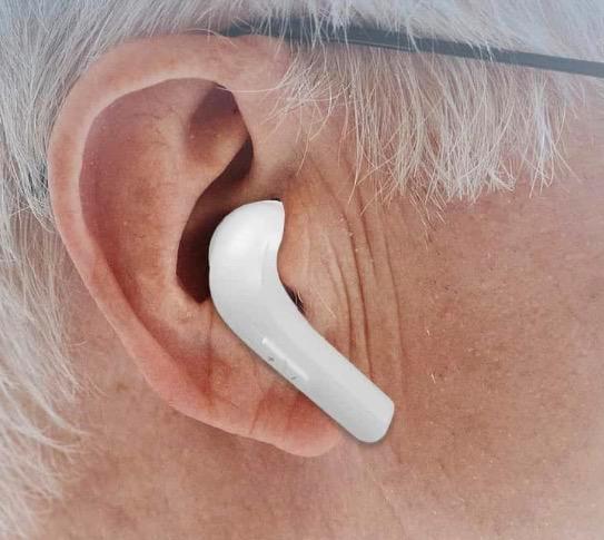 Aide auditive rechargeable avec Bluetooth, Bijoux, Sacs & Beauté, Bagues, Comme neuf, Enlèvement ou Envoi