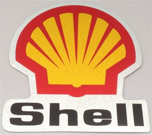 Shell metallic sticker #14, Motoren, Accessoires | Stickers, Verzenden