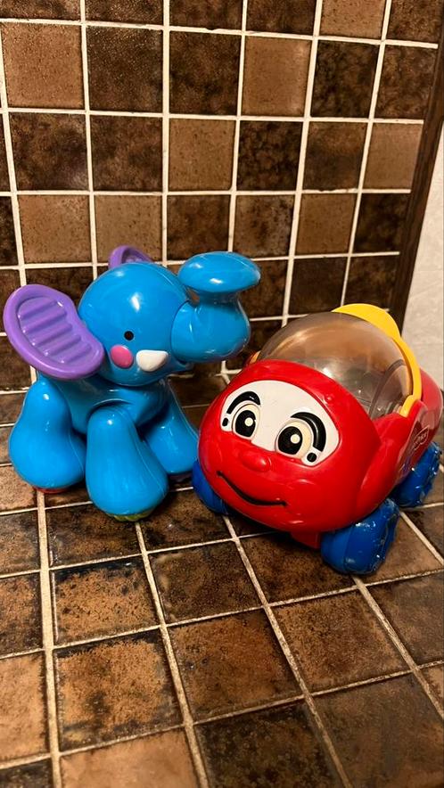 Pakket : Fisher Price olifant en auto samen voor € 4,50, Kinderen en Baby's, Speelgoed | Fisher-Price, Gebruikt, Overige typen
