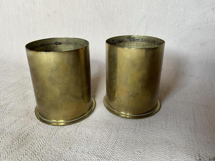 7,7cm Manöver Patronenhülse, voor de Feldkanone M1896 LEEG, Verzamelen, Militaria | Algemeen, Landmacht, Hulzen of Bodemvondsten