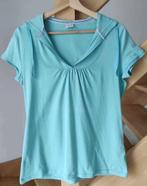 T-shirt Esprit met kap. Mooie licht blauwe kleur. Maat Mediu, Kleding | Dames, T-shirts, Maat 38/40 (M), Blauw, Ophalen of Verzenden