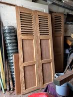 Houten luiken, Doe-het-zelf en Bouw, Raamkozijnen en Schuifdeuren, Ophalen, Zo goed als nieuw