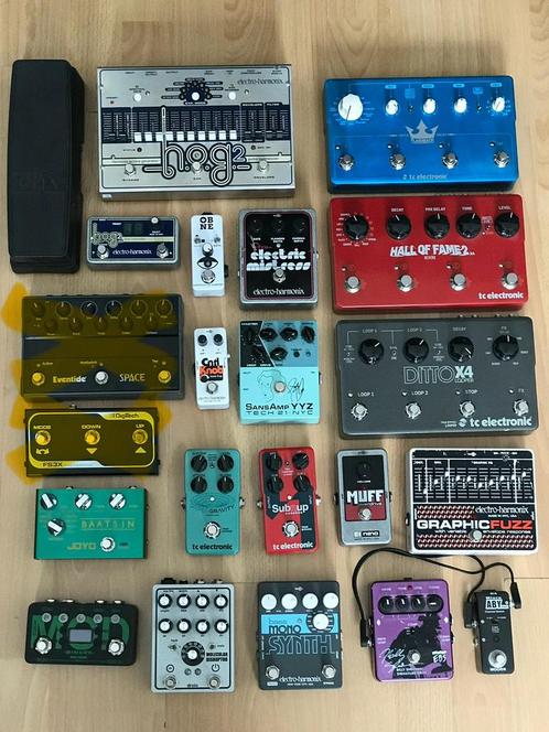 Verzameling effektenpedaaltjes, Muziek en Instrumenten, Effecten, Zo goed als nieuw, Ophalen of Verzenden