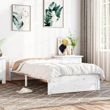 cadre de lit 75x190cm bois naturel massif+lattes beschikbaar voor biedingen