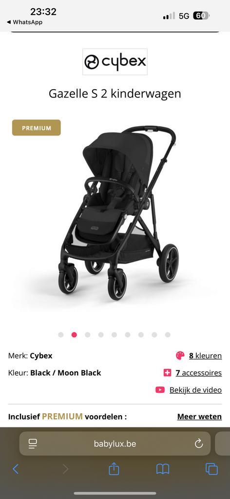 CYBEX GAZELLE S 2 volledig nieuw!!!, Kinderen en Baby's, Buggy's, Nieuw, Ophalen