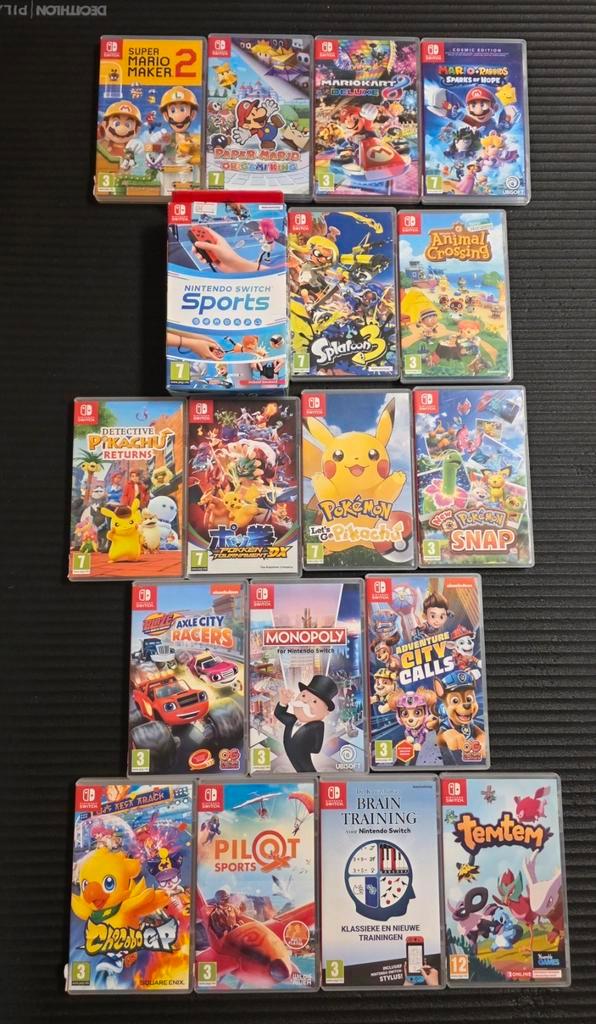 NINTENDO SWITCH SPELLETJES IN NIEUWSTAAT, Games en Spelcomputers, Games | Nintendo Switch, Zo goed als nieuw, Ophalen of Verzenden