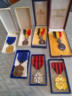 7 Oude medailles, Verzamelen, Ophalen of Verzenden, Lintje, Medaille of Wings