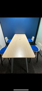 Table de bureau haute avec 6 chaises, Huis en Inrichting, Bureaus, Ophalen, Zo goed als nieuw, Bureau