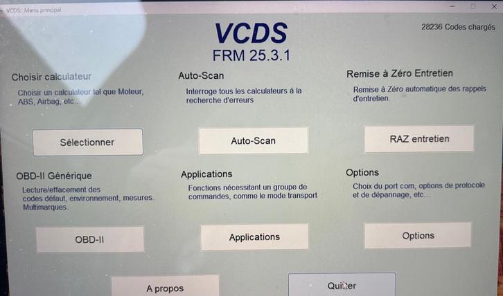 VCDS 25.3.1 Programme , Vag com v2, en français Vw Audi, Autos : Divers, Outils de voiture, Neuf, Enlèvement ou Envoi