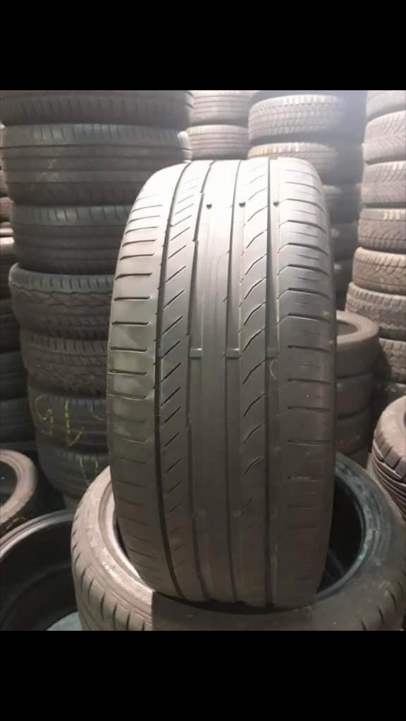 24545r19 245 45 r19 245/45/r19 continental avec montage, Auto-onderdelen, Overige Auto-onderdelen, Ophalen of Verzenden